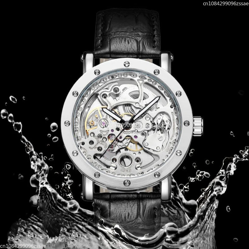 SSSSS High-quality Skeleton Mechanical Watch Waterproof Fully Automatic 1963 Watch 39mm Fashion Sports Business Watch