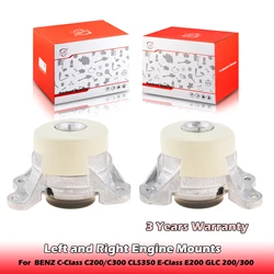 Pair Left and Right Engine Mounts 2052405900,2052406000 For MERCEDES-BENZ C-Class C200/C300 CLS350 E-Class E200 GLC 200/300
