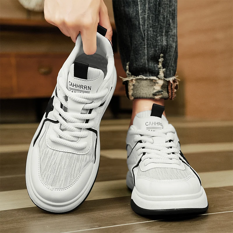 Men Sneakers Vulcanized Shoes Personalized Star Design Skateboard Outdoor Casual Breathable Sports Shoes Tennis Running Sneakers