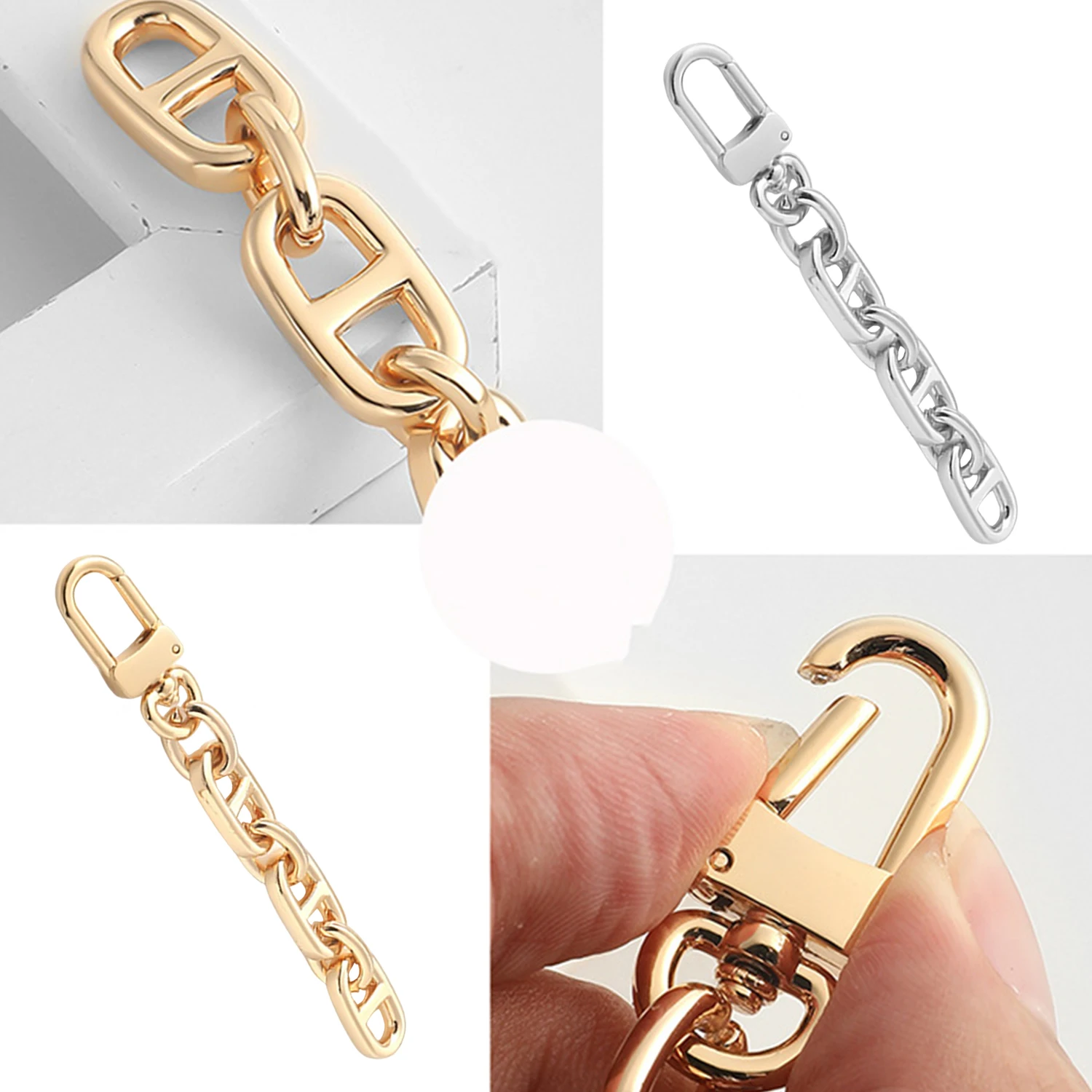 

Extended Chain For Long Champ Metal Handbag Replacement Purse Chain Strap Shoulder Strap Transformation DIY Crossbody Bag Straps