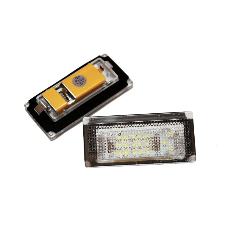 2pcs Car 18 LED License Plate Lights Auto Replacement Accessories For BMW Mini Cooper S R53 ONE R50 2001-2006 R52 2004-2008