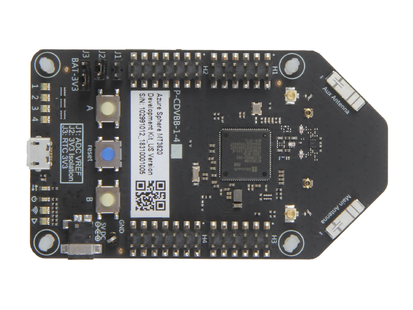 Azure Sphere MT3620 Development Kit US Version – Secure Connected MCU Platform, Rapid Prototyping for IoT Devices with Wi-Fi