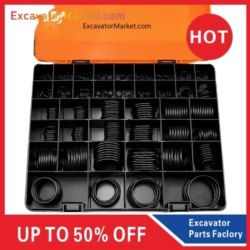 

Excavator Accessories Doosan daewoo Excavator O-Ring Rubber Ring Box Nitrile Sealing Ring Oil Seal Repair Box Wear-Resistant An