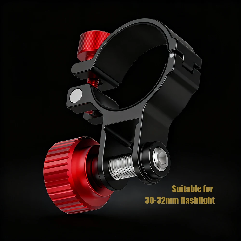 

Универсальный зажим для фонарика 30-32 мм для наружного подводного плавания, фонарик для дайвинга, держатель для фонарика, аксессуар для освещения подводной фотографии