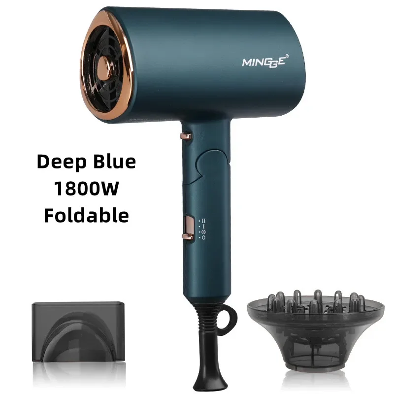 2026 New Product Hair Dryer Eu/Us Plug-In Foldable High-Speed Strong Negative Ion Household Hair Salon Portable Hair Dryer