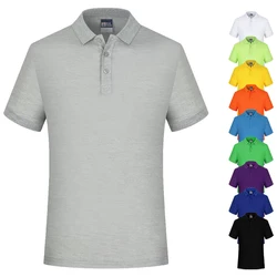 Effen Casual Polo T-Shirt Heren Groothandel Met Korte Mouwen En Formele Kraag Overhemd Unisex Zomerkleding Voor Heren Playera Polos De Hombre