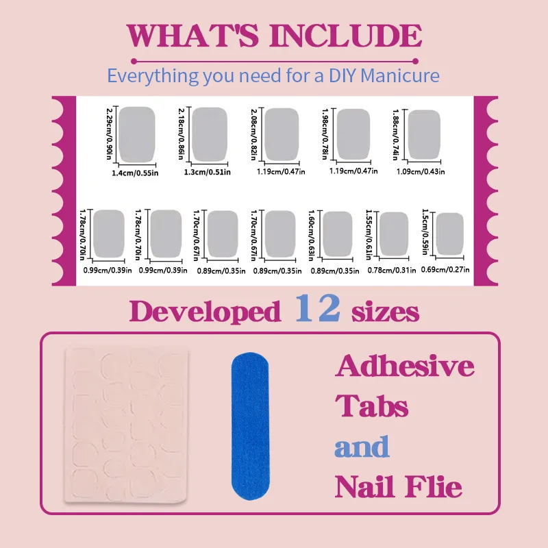 24-delige persnagelset, kerstrendier sneeuwvlokontwerp, schattige cartoon vakantie nagelkunst, voor dagelijks gebruik, data, feesten