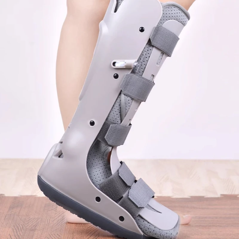 Tobillera inflable para inmovilización, bota de Aquiles, reposapiés, zapato de yeso para soporte y cuidado de rotura de fracturas metatarsianas