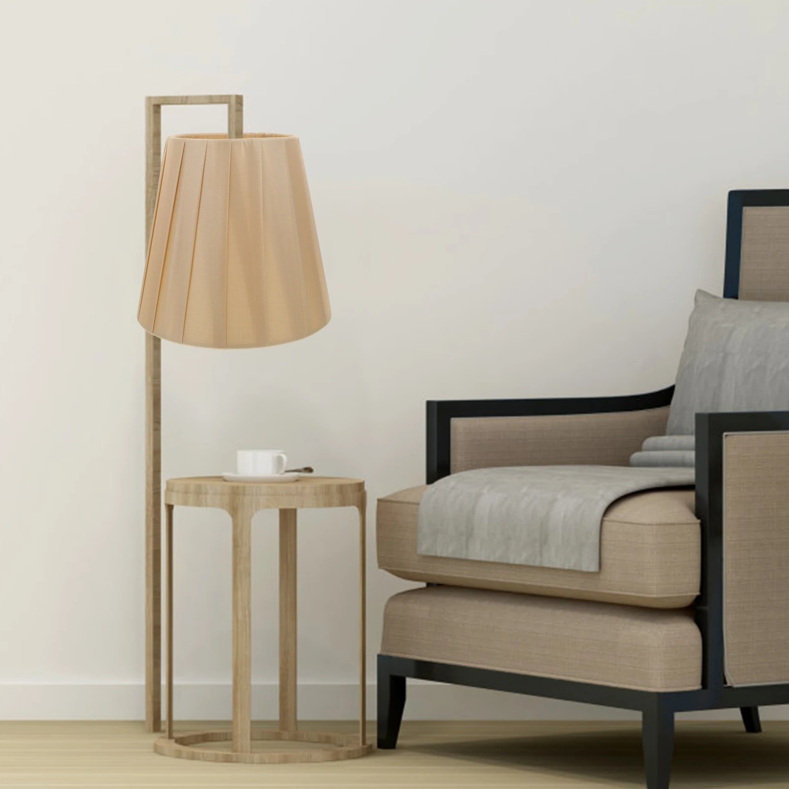 

Pleated Lamp Shade Accessories Fabric Chandelier Lampshade Cloth Floor Shades for Table Hanging Light