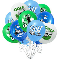 6/12pcs 12inch Round Golf Ball Birthday Party Theme Latex Helium Balloons Kids Birthday Party Decorations Supplies Helium Globos