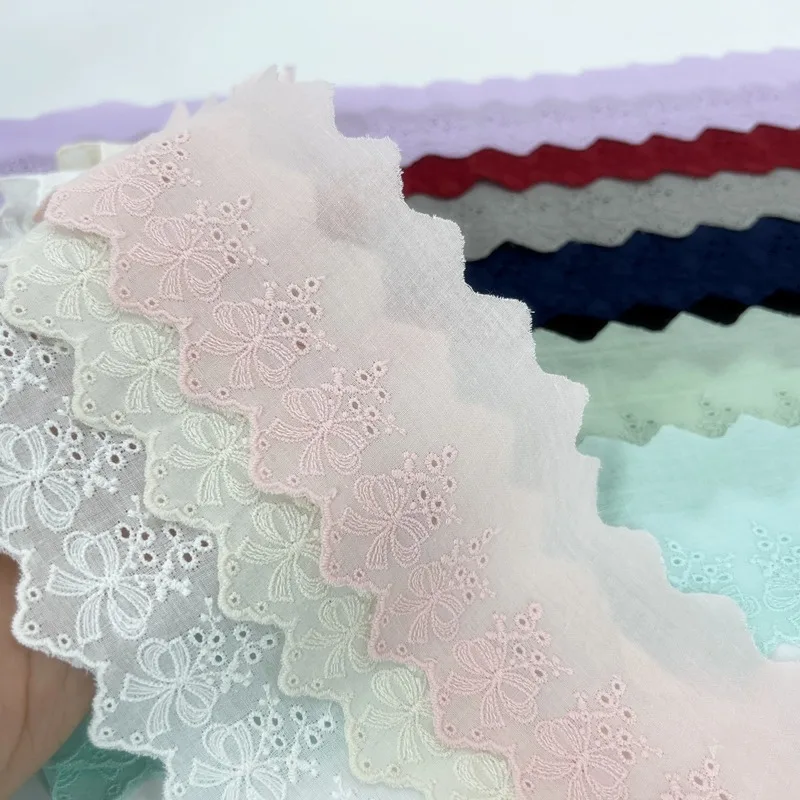 

14 Yards X 7CM Colorful Lace Trim for Kids Doll Clothes Princess Dress Curtain Tablecloth Sofa Fabric