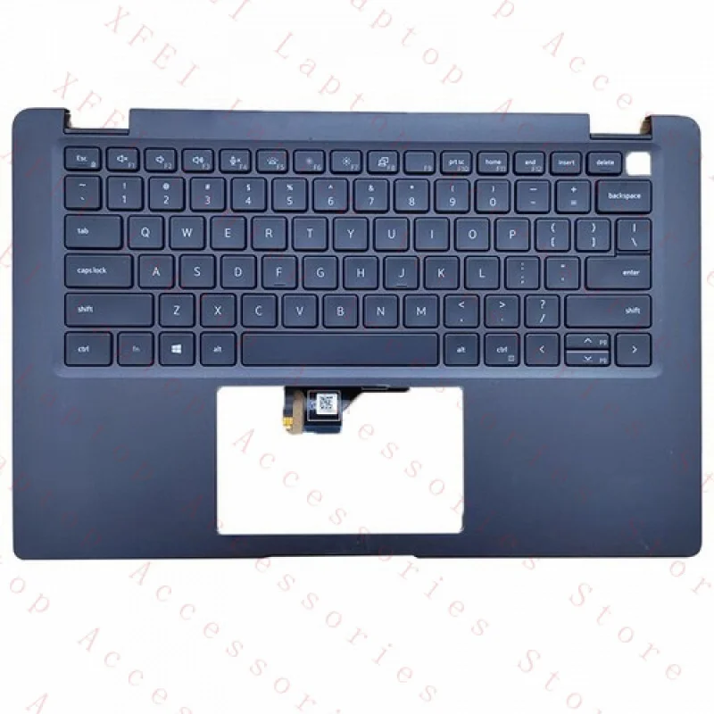 

F 00PRV6 Palmrest for Dell Latitude 7410 E7410 Keyboard US