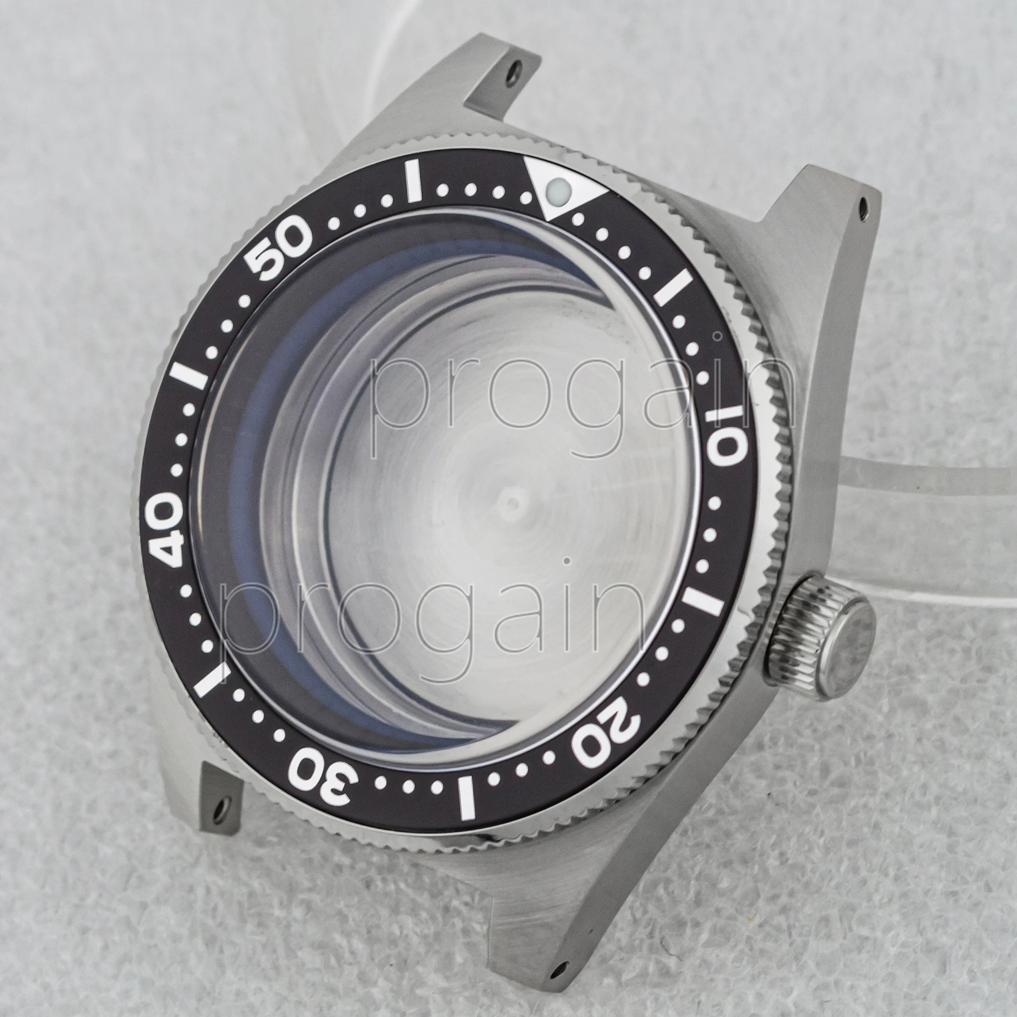Stainless Steel Case 62MAS Diving 40mm Vintage Watch Case Bubble Sapphire Crystal Glass Case Fit NH34 NH35 NH36 Movement