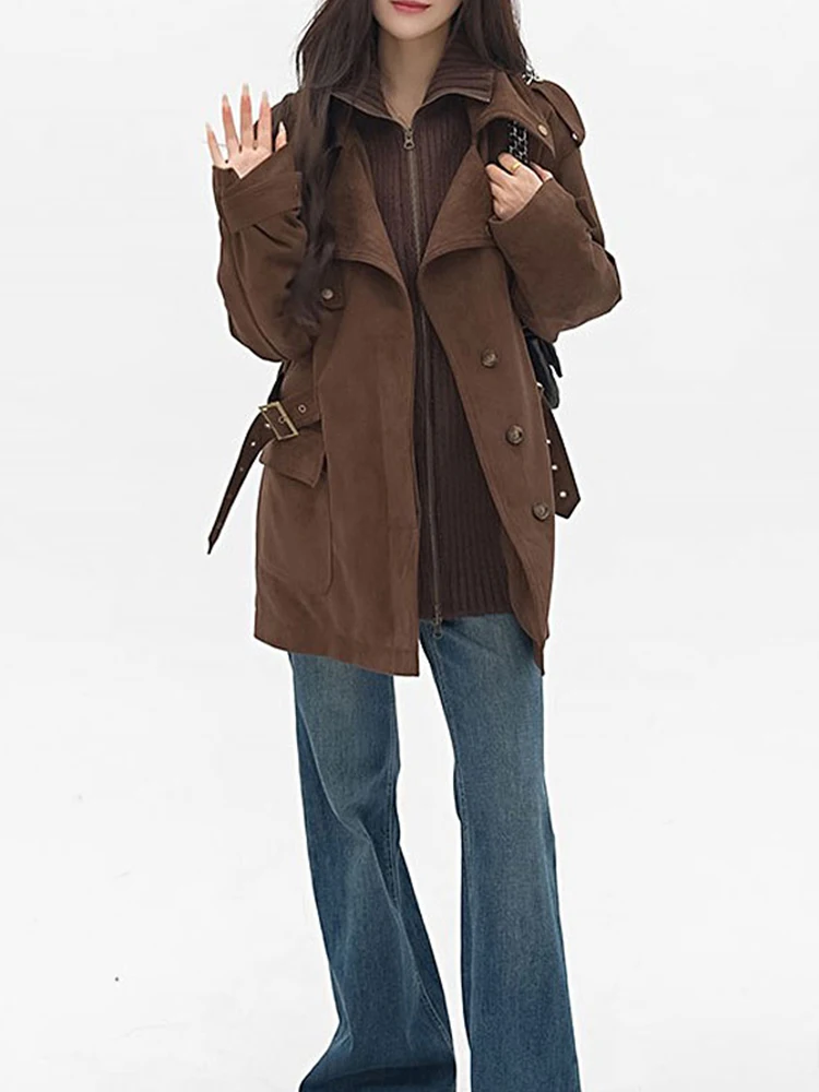 

Padded Cotton Jaet Women's Winter Faion Patchwork Casual Warm Bread Sle Coat Korean Version Straight Cut Thiened Long...