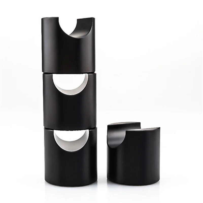 

SUNRI-8Pcs HIFI Cable Stand Booster Holder Support Frame Anti-Shock Foot Multi-Function Speaker Cable Trailing Pad Black