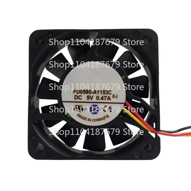 1pcs For ARX FD0560-A1153C Server Cooler Fan DC 5V 0.47A 60x60x15mm 3-wire