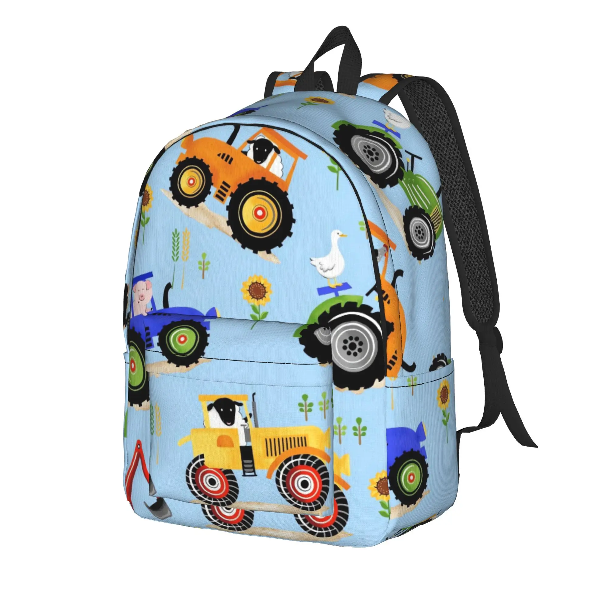 Tractors Farm Vehicles Backpack Women  Large Backpacks Polyester Casual School Bags Cycling High Quality Rucksack
