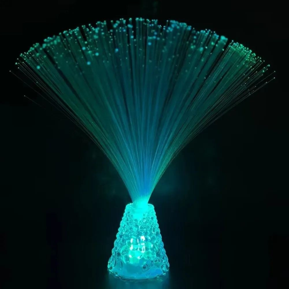 

Creative Multicolor Fiber Optic Lamp Transparent base Starry Sky LED Luminous Night Light Color-Changing Atmosphere Lamp