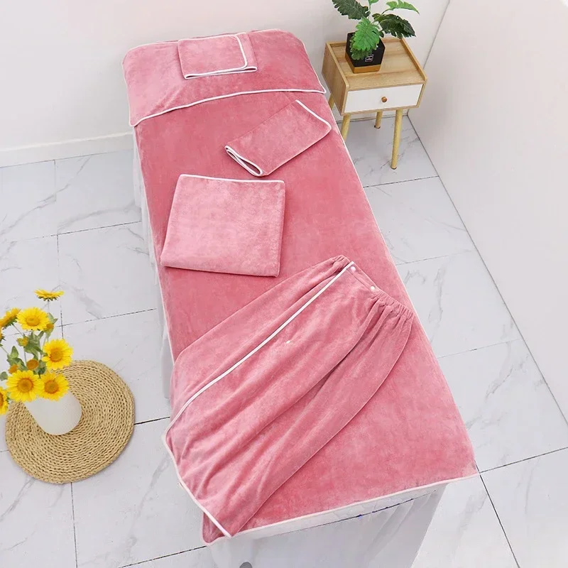 

High-end Embroidered Towels and Bath Towels High-end Skin Management Five-piece Set of Soft Water-absorbent and Non-shedding