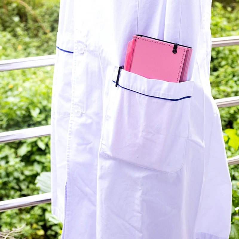 พับพยาบาลคลิปบอร์ดพับคลิปบอร์ดกระเป๋าเขียนPadพร้อมแถบยืดหยุ่น,แถบยืดหยุ่นกระเป๋าเขียนPad NotepadsสําหรับNur