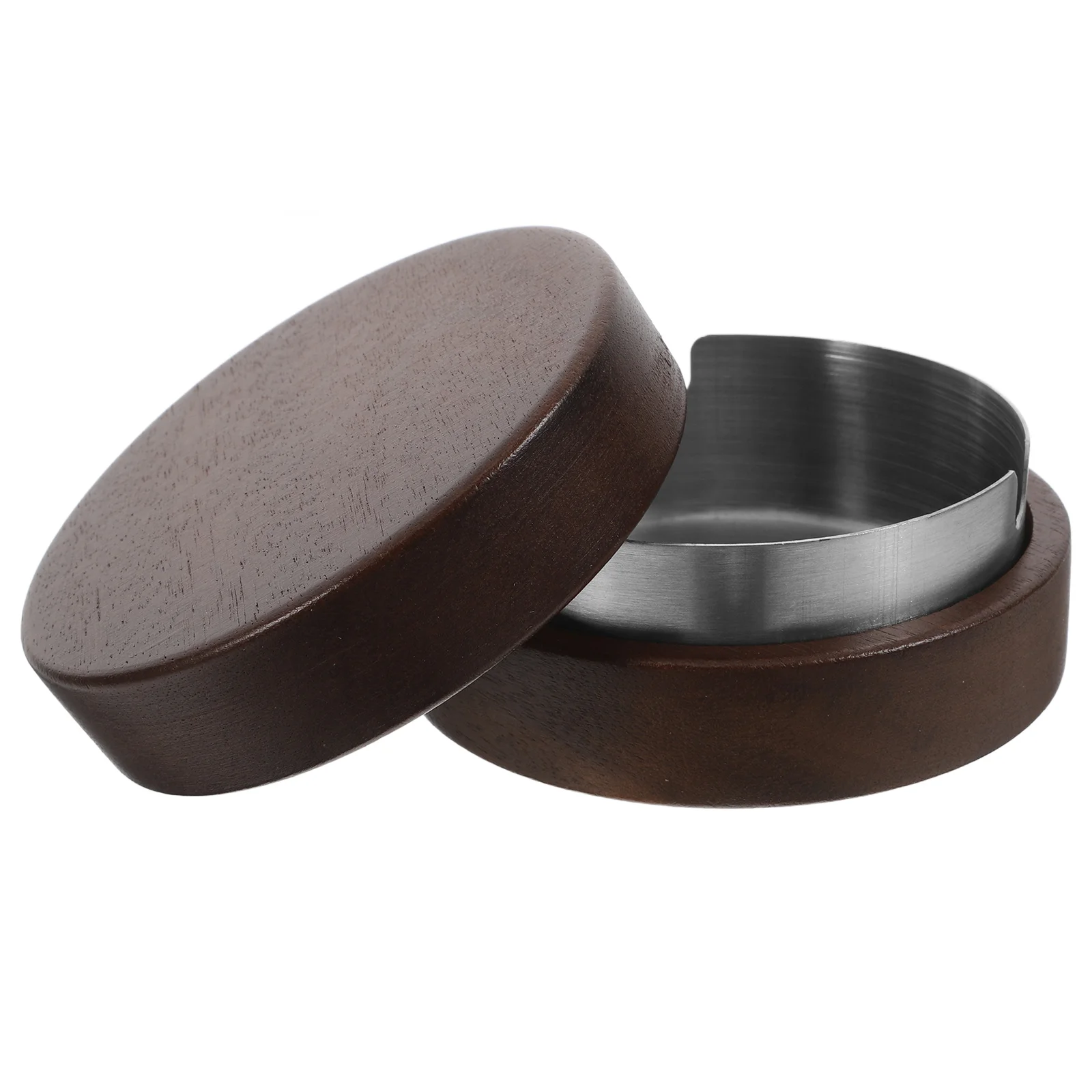 

Stainless Steel Ashtray Cigarette Butt Storage Container Supply Arshtray Holder Household Office