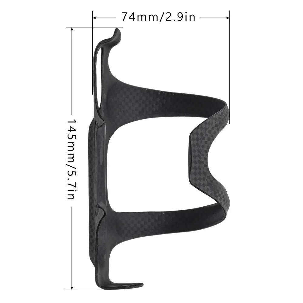 1pc/2pcs Bottle Holder Carbon Fibre Bicycle Bottle Cage Side opening Mountain Rode Bike Lightweight Cycling Equipment