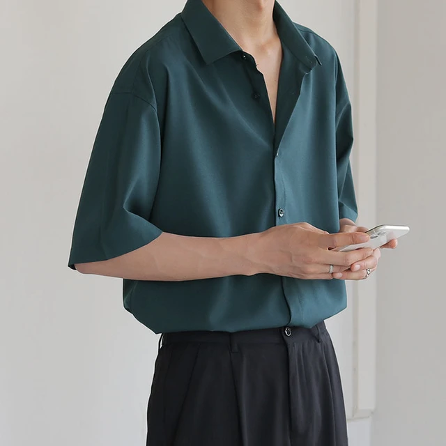 Men Black A Shirt|men