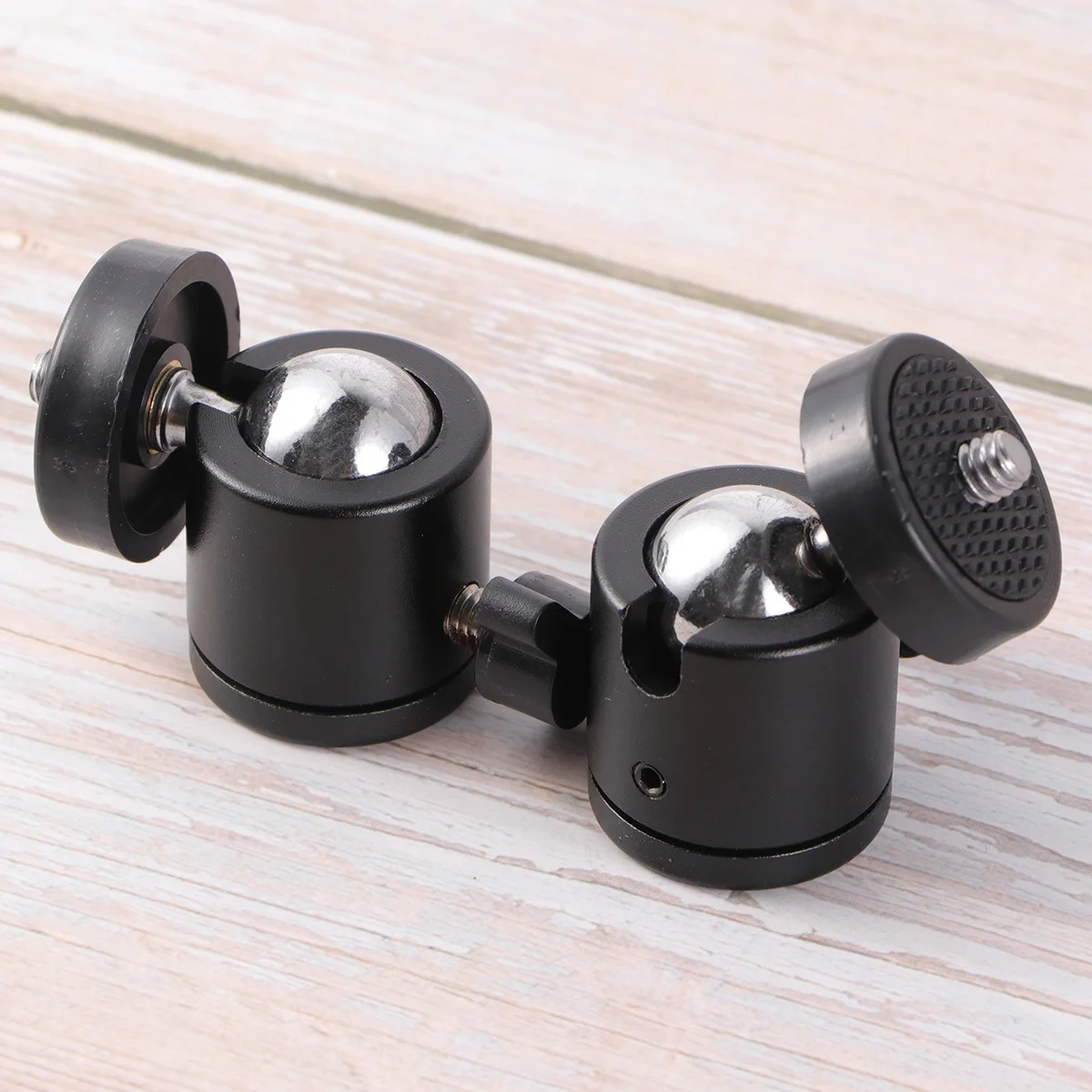 

2Pcs Compact Mini Tripod Ball Head 360 Degree Rotation Camera Tripod Holder Smooth Movement Heavy Load Support Portable