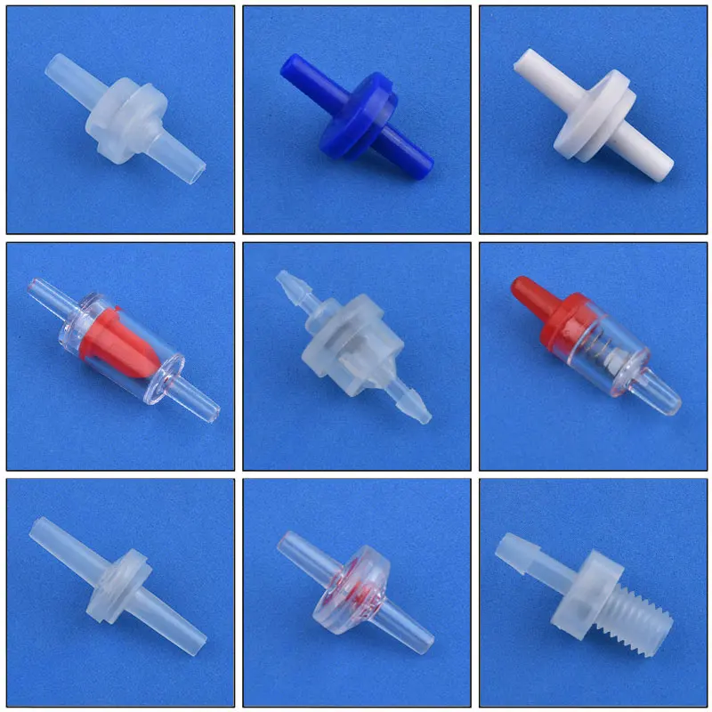 

5 ~ 100 шт. мини-контурный клапан, пластиковый плоский интерфейс, поливочный ирригационный шланг, обратный клапан, аквариумный резервуар, воздушный насос, односторонний клапан