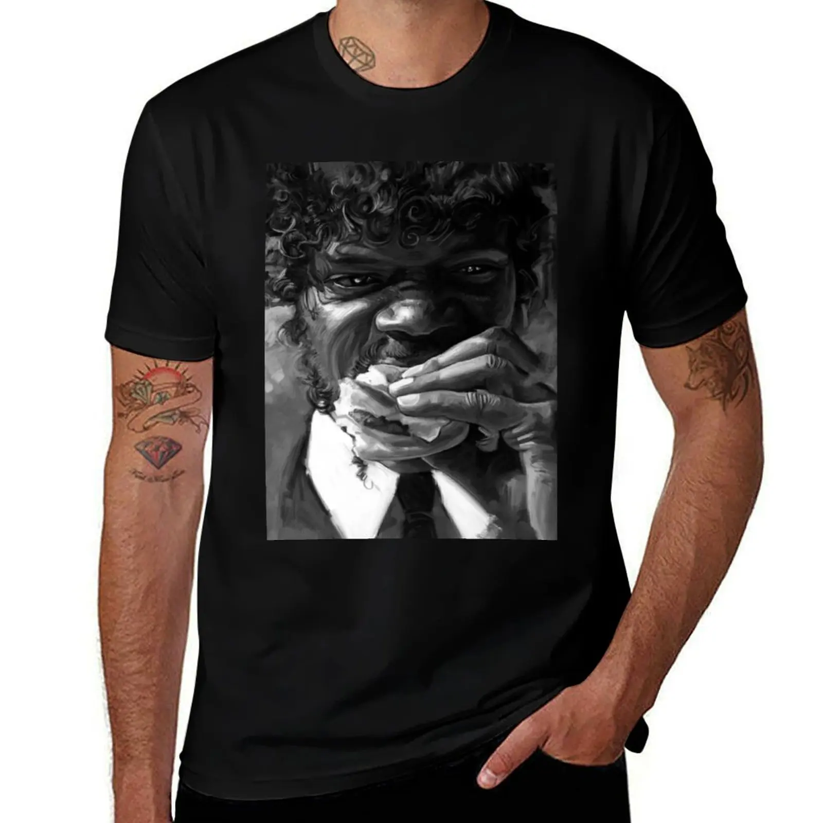 

Samuel L. Jackson T-Shirt oversized graphic tee custom t shirt quick drying men clothes