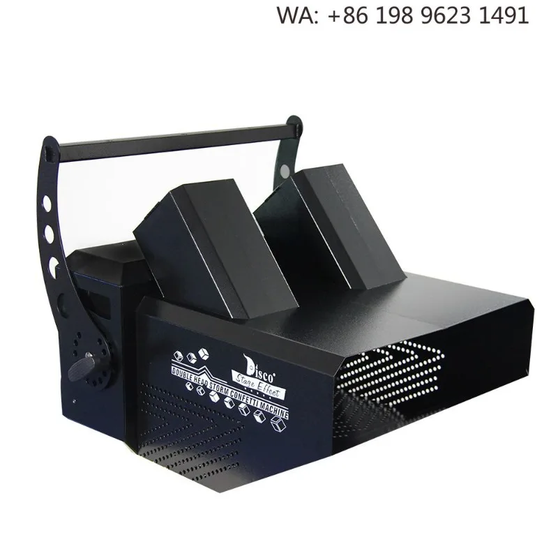 Large Waterfall DMX Confetti Throw  Big Range Paper Sprayer for Club Party Wedding Festival Stage Atmosphere Effect
