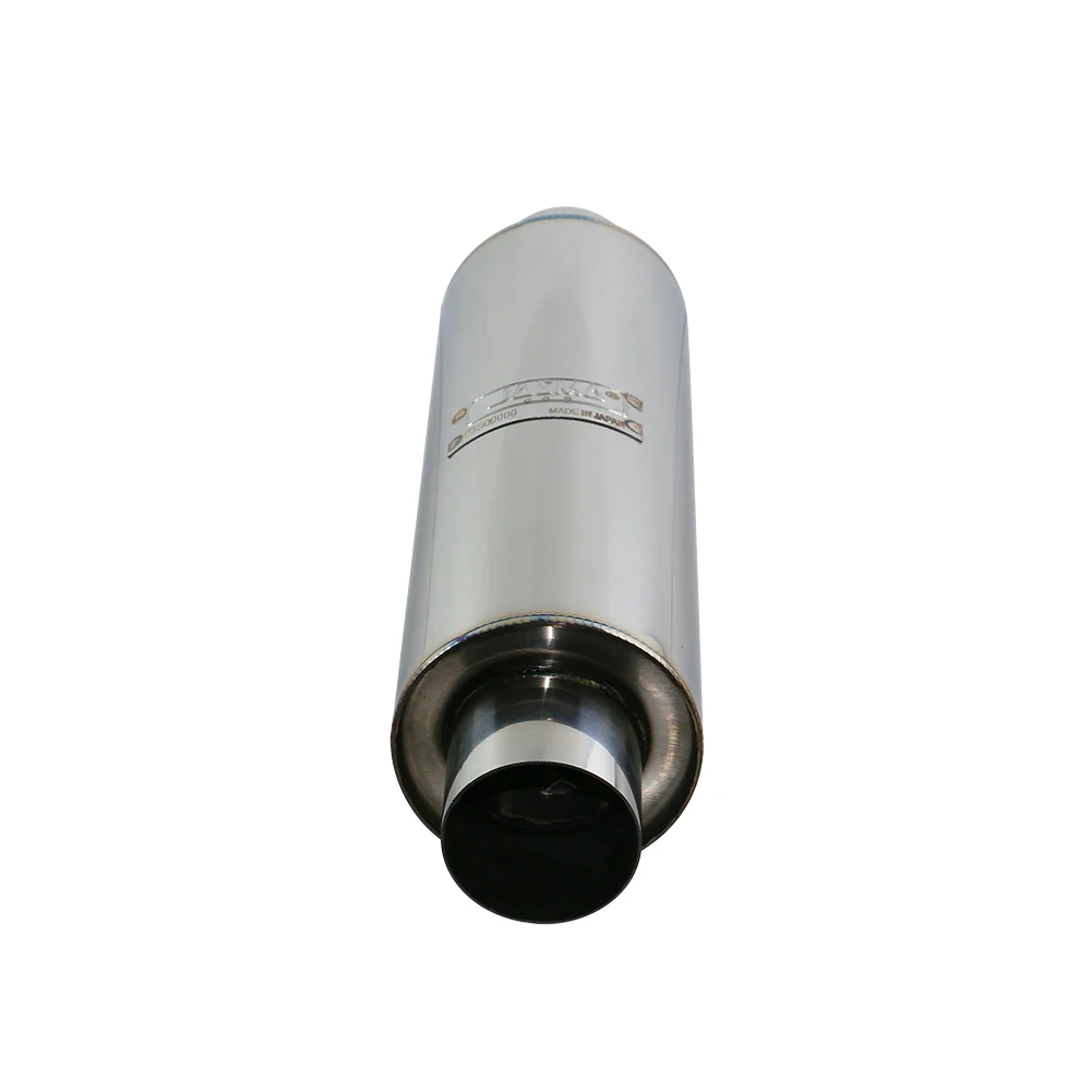 JZZ Exhaust Silencer Pipes Spiral Inner Pipe for 2.5/2 inch Exhaust Resonator Universal Stainless Steel Exhaust Muffler