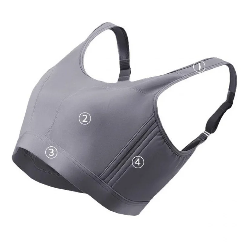 Große Brüste zeigen kleine, spurlose Sportunterwäsche, leichte Kunststoffbinden, dünne Brüste, verstellbar, stoßfest und stoßfest, fu