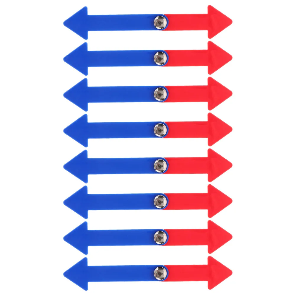 8 Buah Bagian Mainan Jarum Jam Perlengkapan Diy Kit Jarum Edukasi Plastik