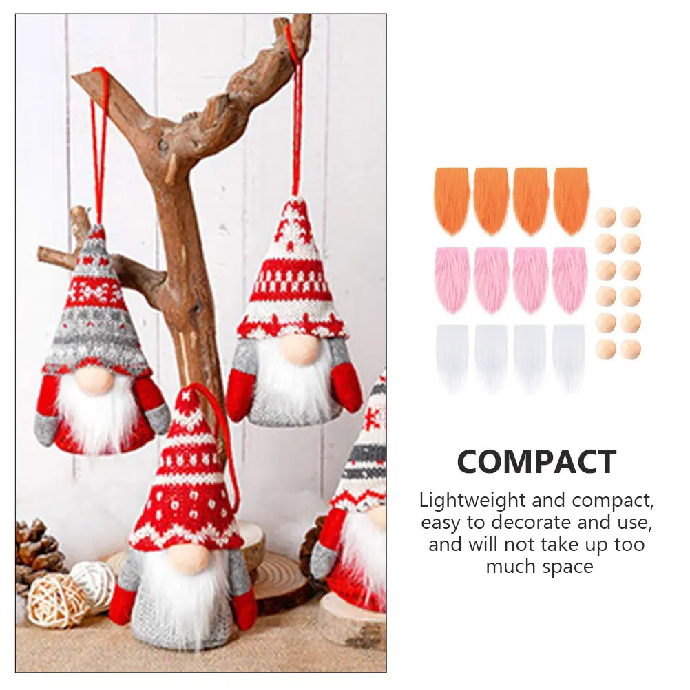 

1 комплект, 1 комплект, сделай сам, борода, незавершенные деревянные шарики, принадлежности для изготовления гномов, искусственные искусственные бороды, деревянные бусины ручной работы, нос гном