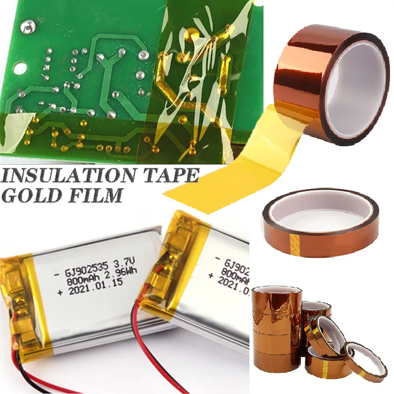 High Temperature Heat BGA Tape Thermal Insulation Tape Polyimide Adhesive Insulating Adhesive Tape 3D Printing Board Protection