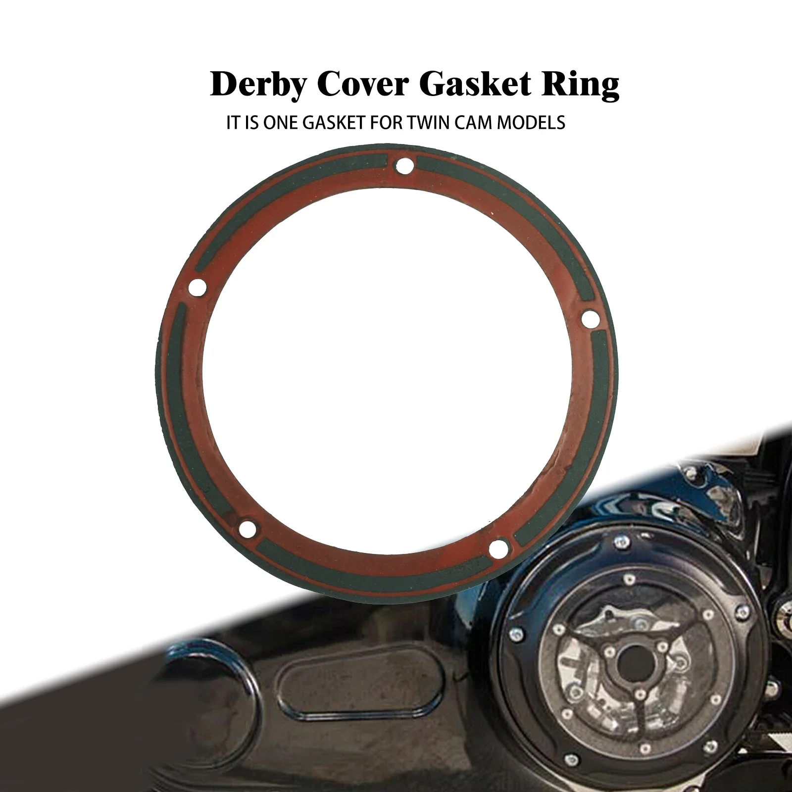 Motorcyle Derby Cover Gasket Ring Twin Cam For Harley Softail Touring Dyna Road Street Electra Glide Fatboy Fxd FLHT 1999-2016