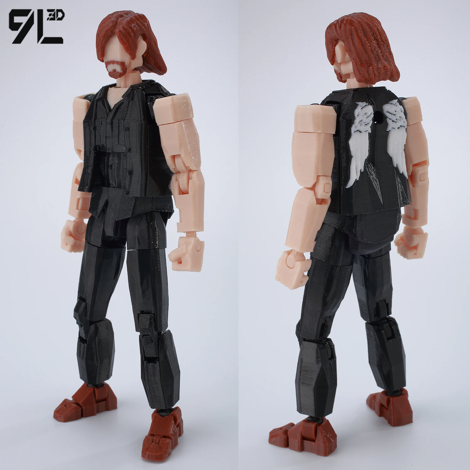 9L 3D多関節可動式 Lucky13 ウォーキング・デッド サバイバー TV