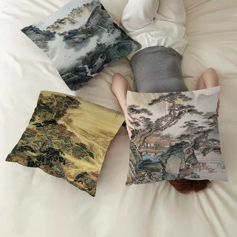 

China Painting Personalized Picture Text Home Decorative Pillows Household Gifts 45x45cm