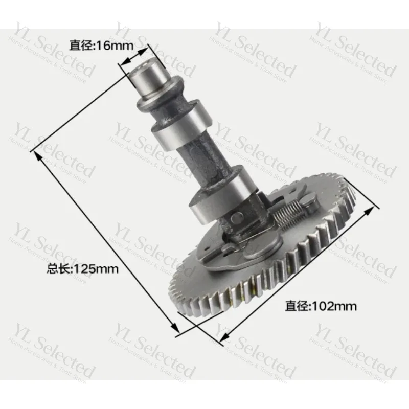 188F 190F 192F All Steel Camshaft Replacement Spare Part For 3KW Household Micro Tiller Generator Water Pump Engine