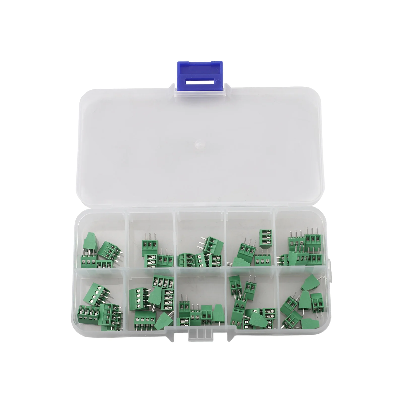 Screw Terminal KF128 Terminal Block Rated Current Nominal Voltage Pin No. Plastic Product Type Quantity 2-pin 3-pin 4-pin 50pcs