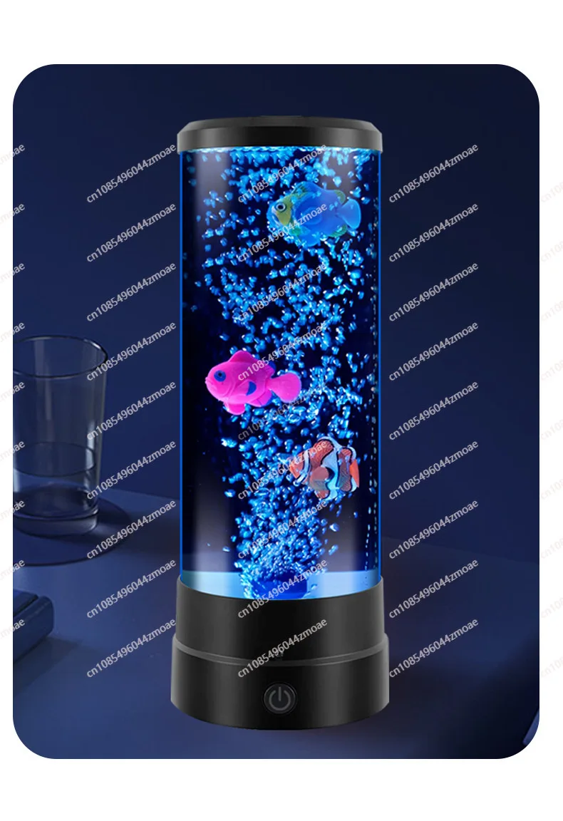 Bubble Fish LED colorato, luce ambientale per meduse USB