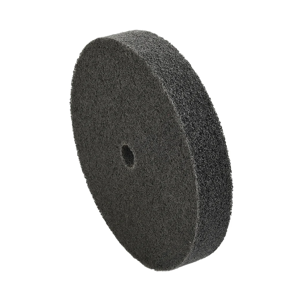 Wheel Polishing pad For jewelry Grinding Metal fabrication Gray 150mm 25mm thickness Replacement Parts 180 grit