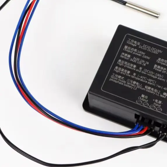 DC 10V-100V Voltmeter Thermostat Temperature Control Voltage Display For Ternary Lithium Acid Battery Test Meter Tool