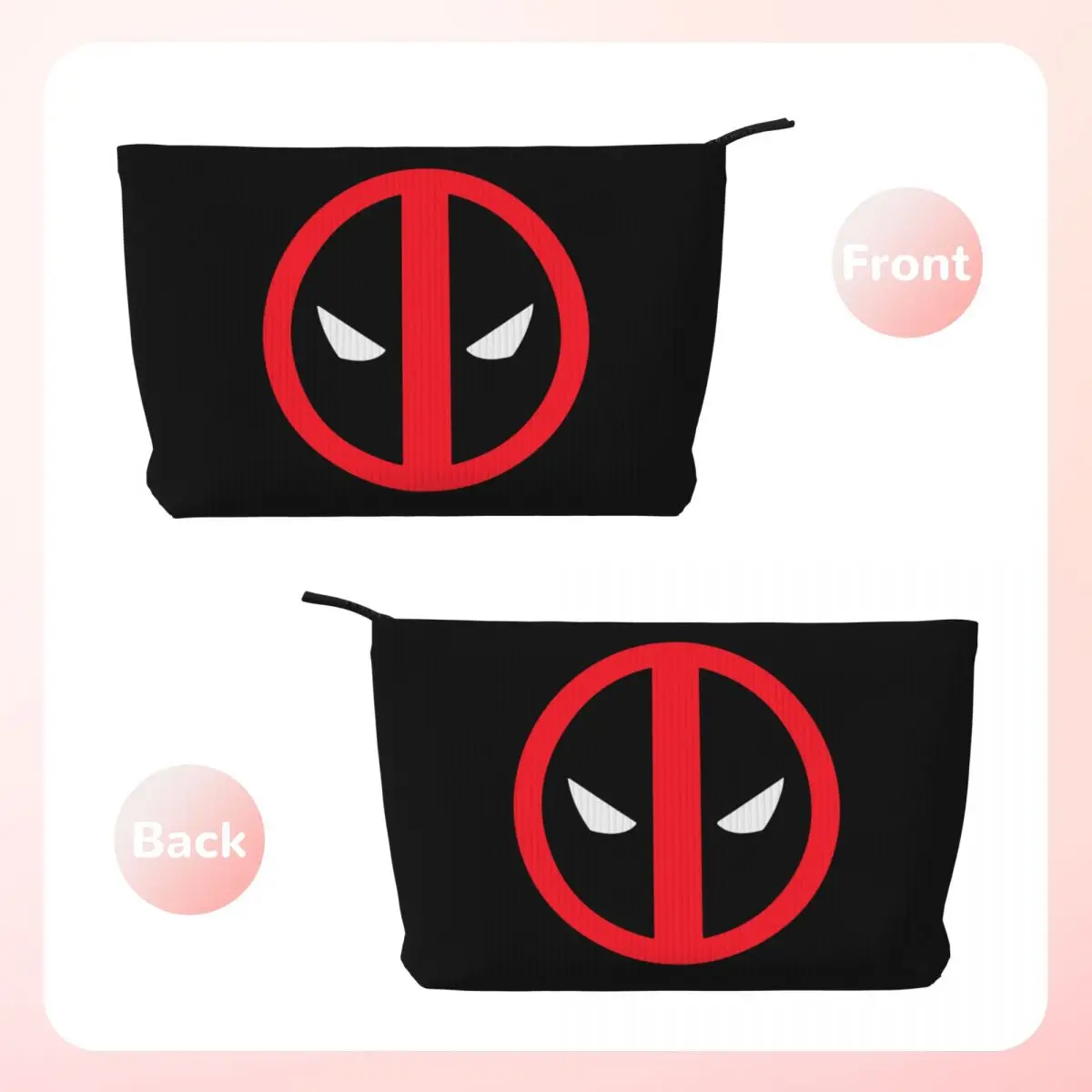 Custom Deadpool Superhero Travel Cosmetic Bag Women Cartoon Cosplay Toiletry Makeup Organizer Ladies Beauty Storage Dopp Kit