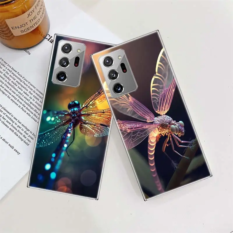 Dragonfly Texture is Realistic Phone Case For Galaxy S8 A05S A02S A12 A22 A32 A42 A52S A52 A72 A03 A03S A13 A23 A33 A53 A73 5G A