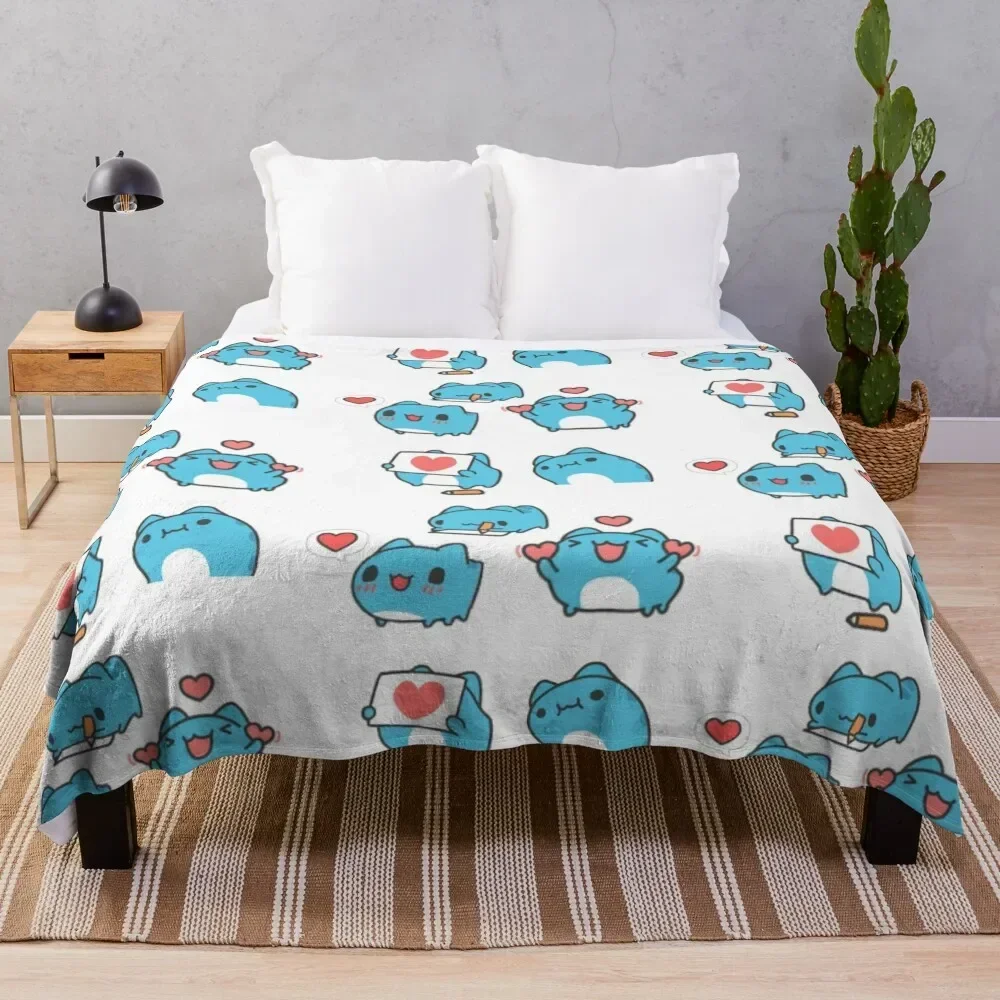 Comic cat/ bugcat/ bugcat capoo Throw Blanket Sofa Summer anime Blankets