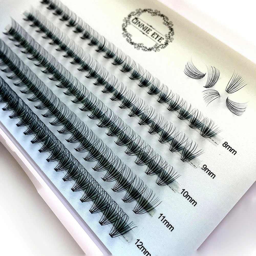 Nuovi 100 Cluster Lashes single Cluster Ready Fan bundles visone Extension ciglia 20D/30D Russia Volume Bundle Cashmere Lash