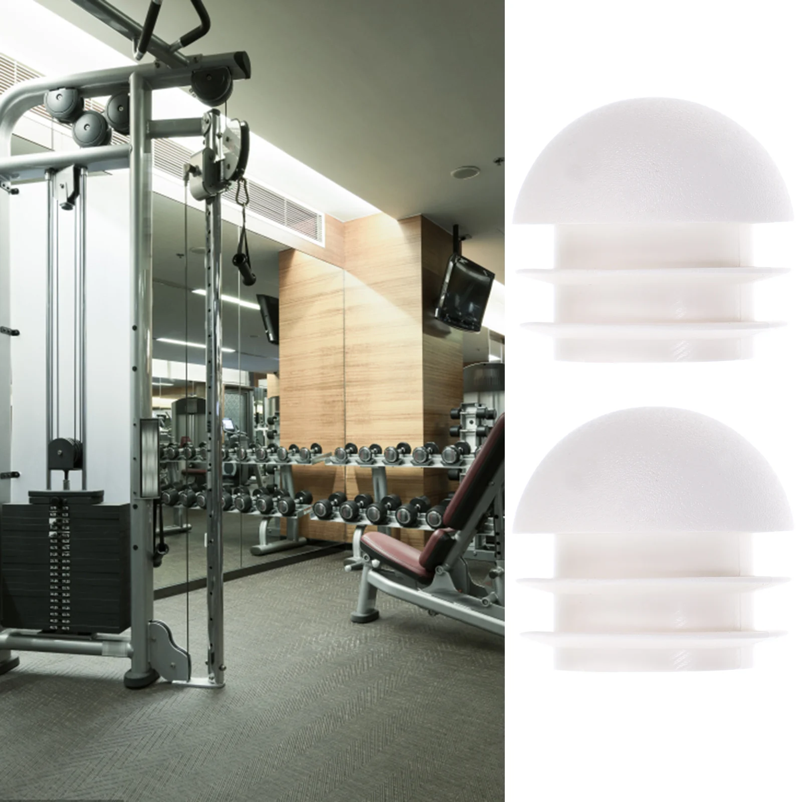 

100 Pcs Ball Plug Chair Leg Inserts Metal Furniture Glides Floor Protectors Round Chair End Caps Tube End Caps