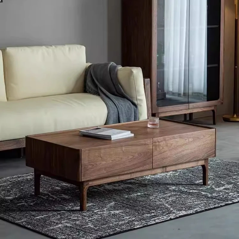 Decor European Coffee Table Subtle Polished Japanese Vintage Coffee Table Stylish Rustic Stolik Kawowy Living Room Furniture